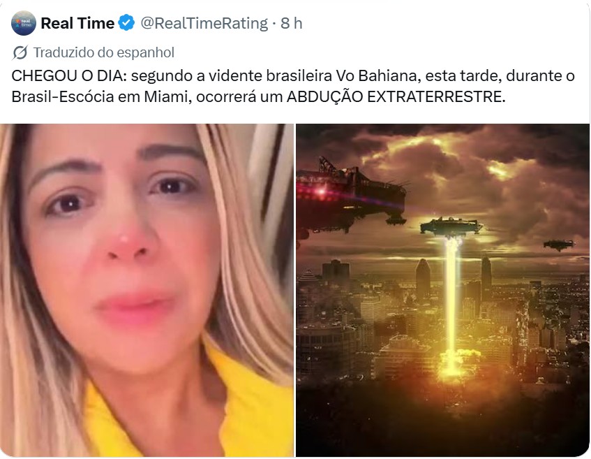 Memes de invasão alienígena em Brasil x Escócia dominam redes sociais; confira