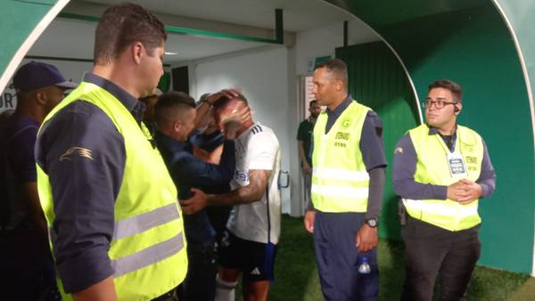 Vitória do Cruzeiro tem D Alessandro emocionado, festa no gramado e aplausos no vestiário; assista