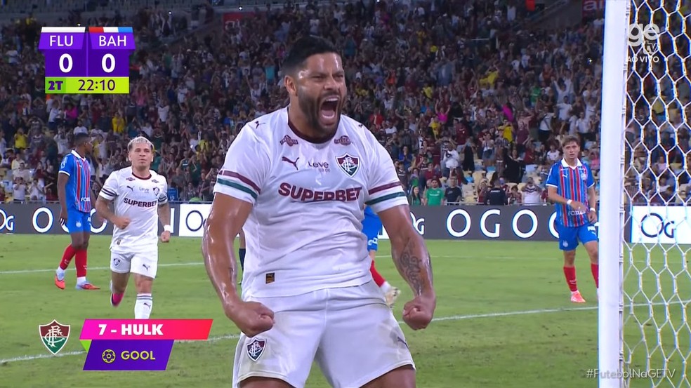 Hulk estreia no Maracanã com gol pelo Fluminense contra o Bahia