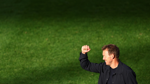 Julian Nagelsmann, técnico da Alemanha, comemora classificação na Copa do Mundo