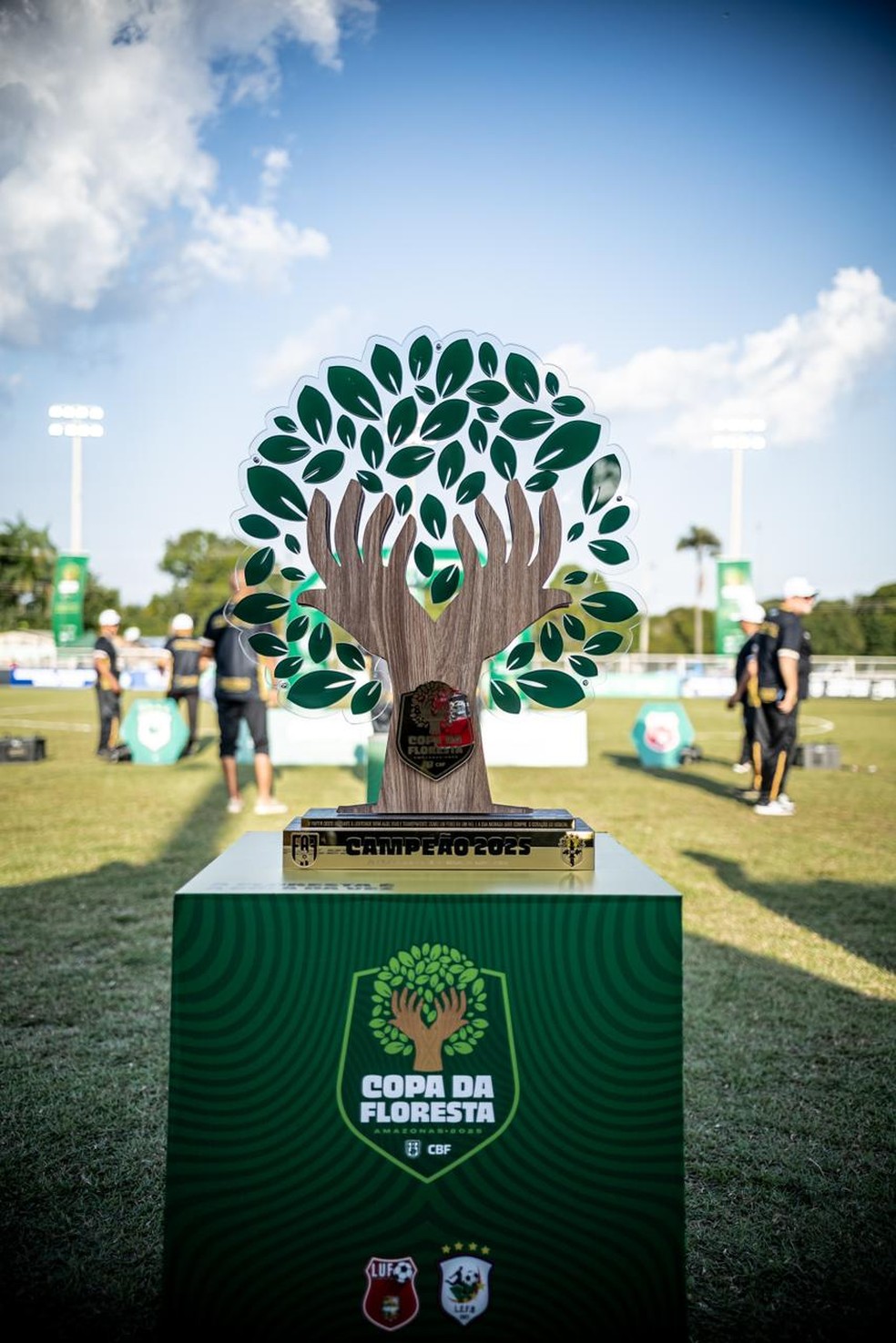 Ta&ccedil;a da Copa da Floresta &mdash; Foto: Laiza Balieiro
