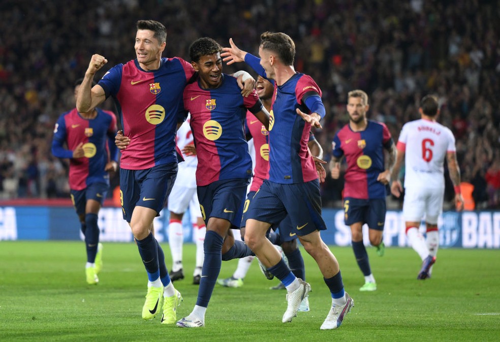 Lewandowski, Barcelona x Sevilla
