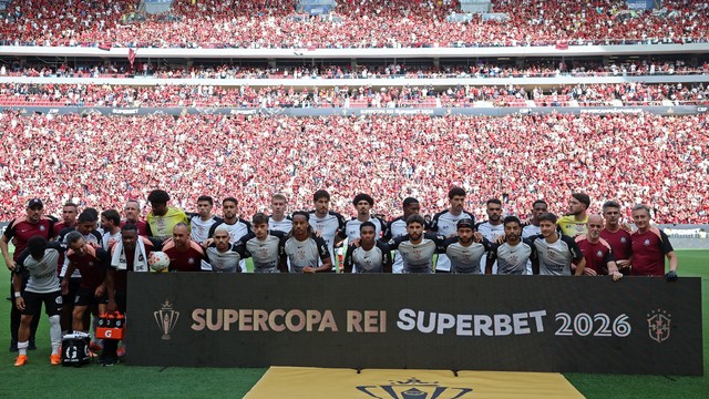Corinthians posado em Flamengo x Corinthians