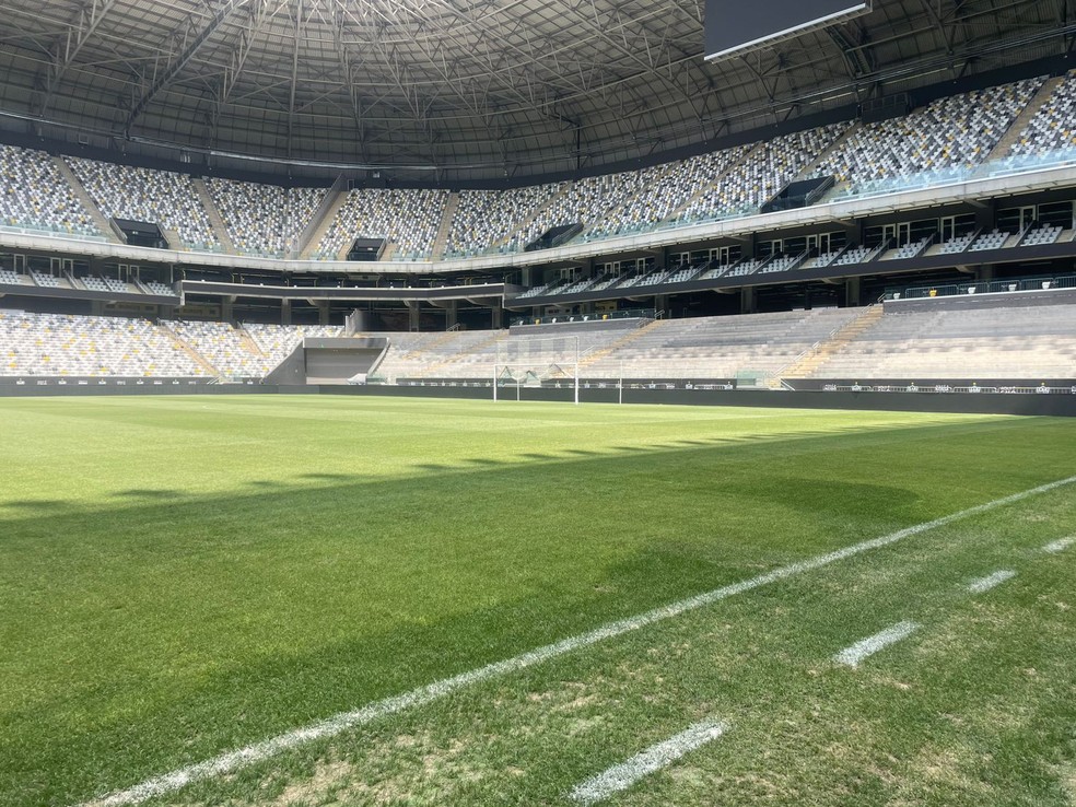 Gramado Arena MRV — Foto: Bárbara Mendonça
