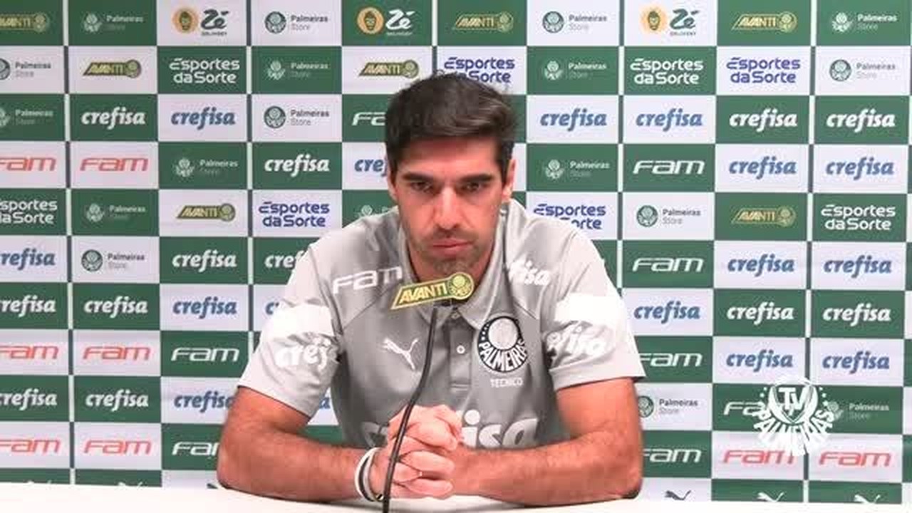 Confira a coletiva do técnico Abel Ferreira após o empate do Palmeiras com o Flamengo