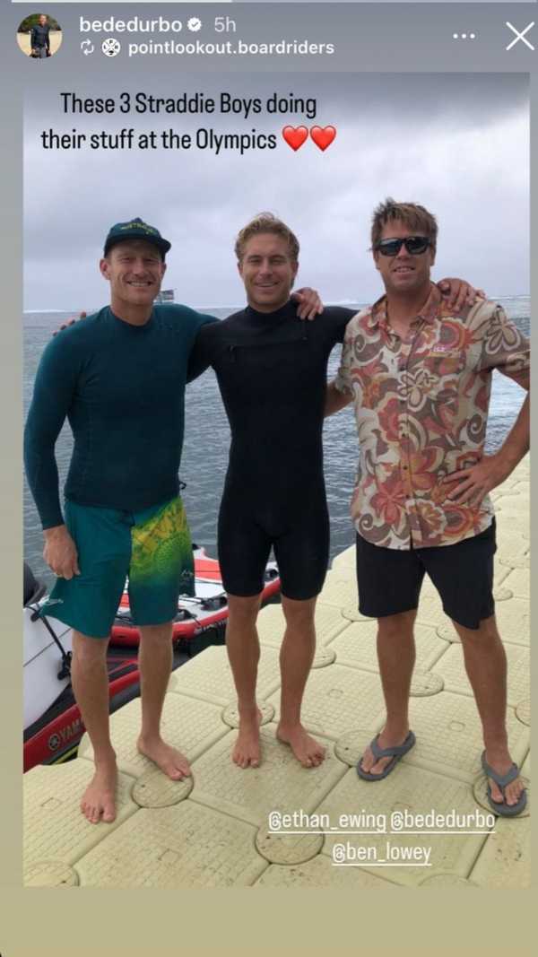 Juiz é suspenso das Olimpíadas após aparecer ao lado de surfista australiano