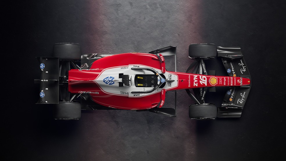 SF-26, carro de 2026 da Ferrari na F1 — Foto: Divulgação