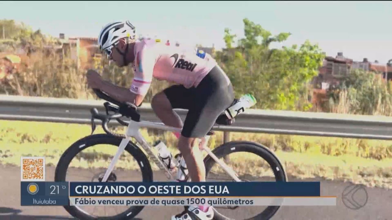 Atleta de Uberlândia é destaque em provas de ultraciclismo nos EUA