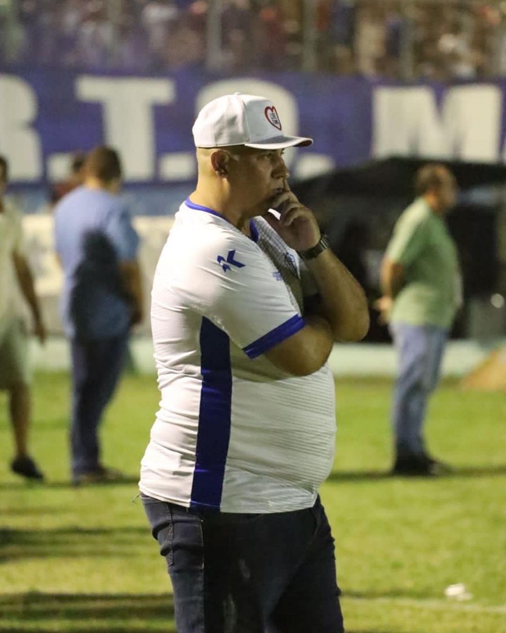 Ederson Araújo, técnico do Atlético-PB — Foto: Raú Francisco / Atlético-PB