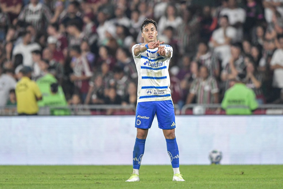 Kaio Jorge; Fluminense x Cruzeiro — Foto: Thiago Ribeiro/AGIF