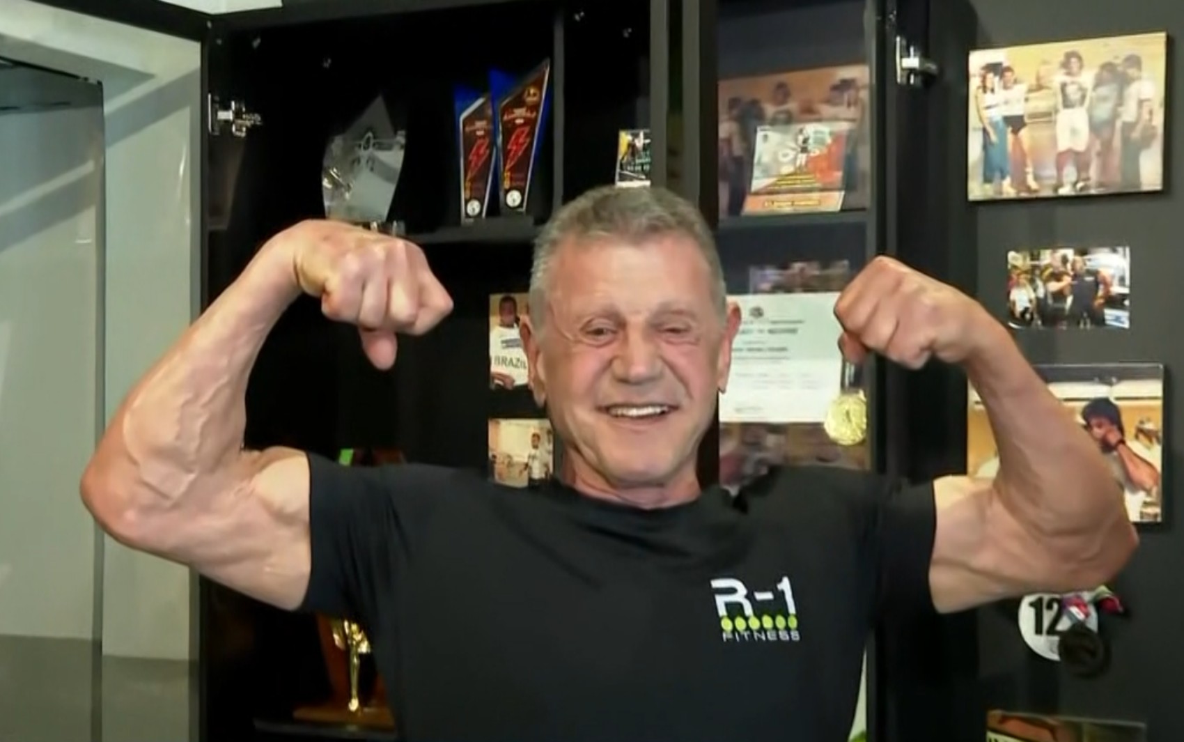 Aos 81 anos, 'sósia de Stallone' se prepara em MG para representar o Brasil em Mundial na Polônia