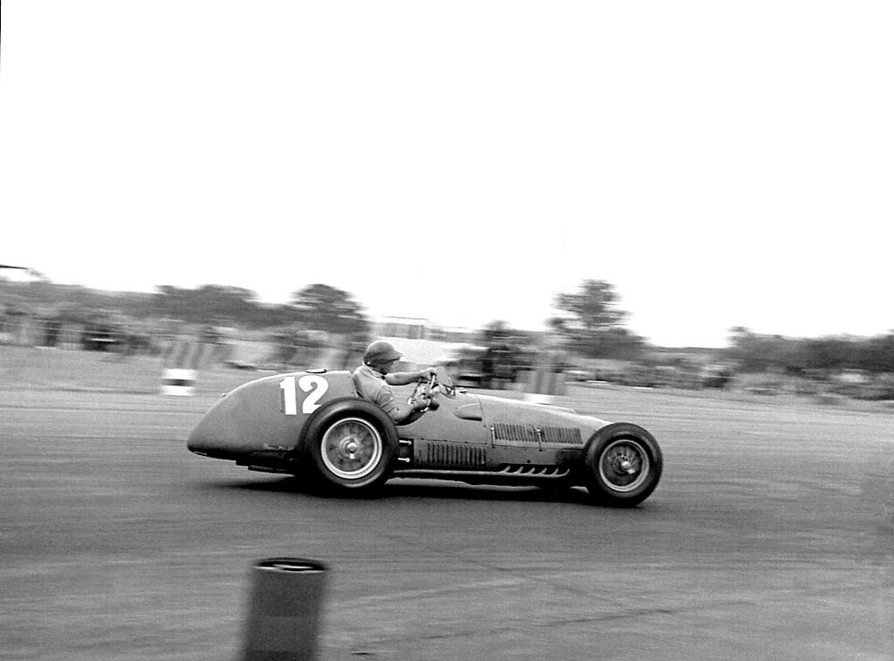 José Froilán González conquistou primeira vitória da Ferrari, em 1951, com o 375 F1 — Foto: GP Library/Universal Images Group via Getty Images