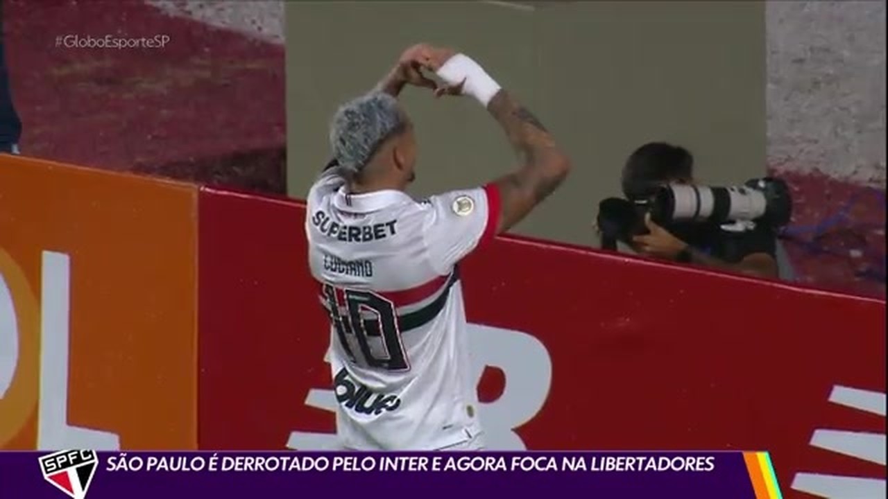 São Paulo é derrotado pelo Inter e agora foca na Libertadores