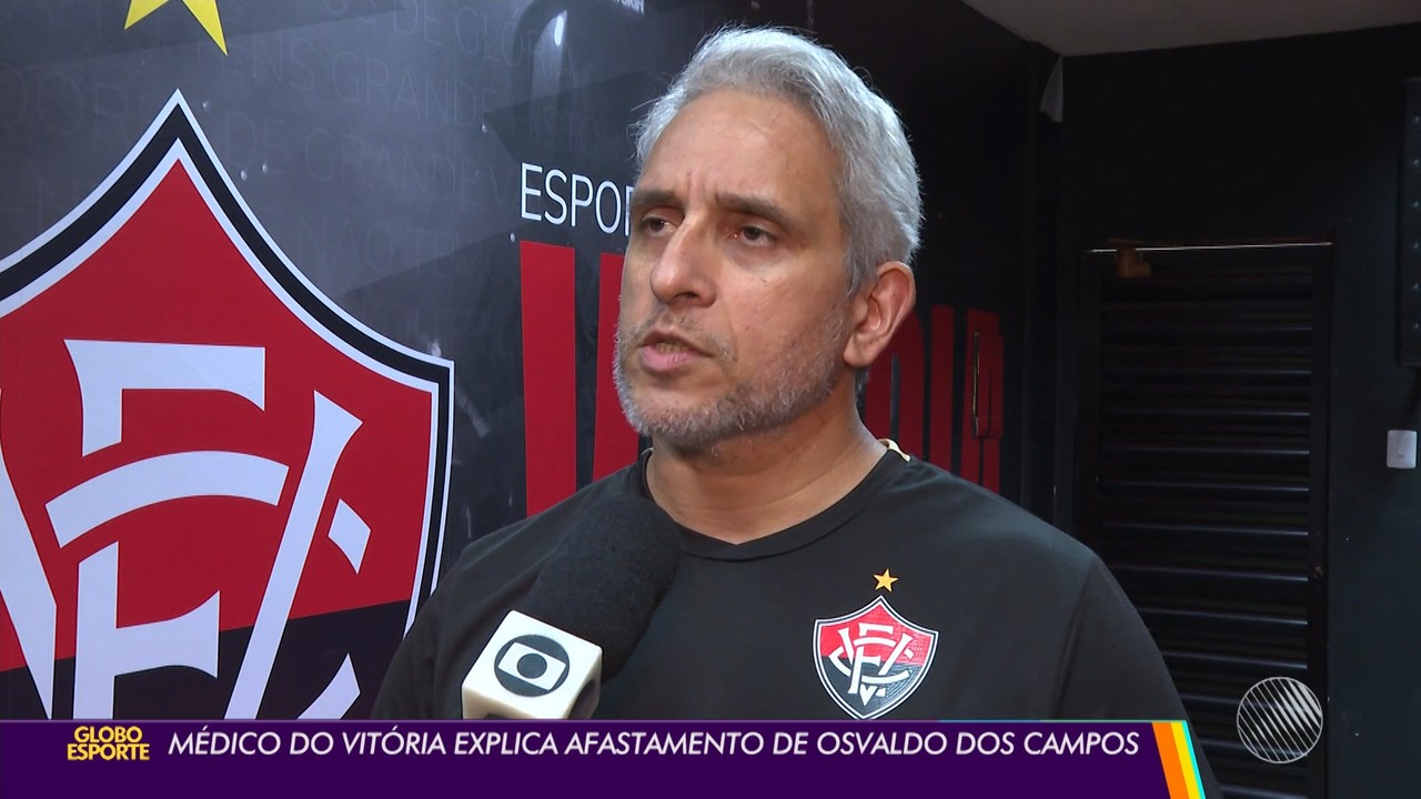 Médico do Vitória explica afastamentoesporte bet esporte betOsvaldo dos campos