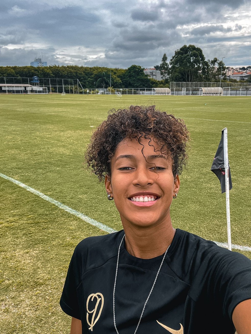 Gi Fernandes saiu do Santos para reforçar o Corinthians — Foto: Divulgação/Corinthians