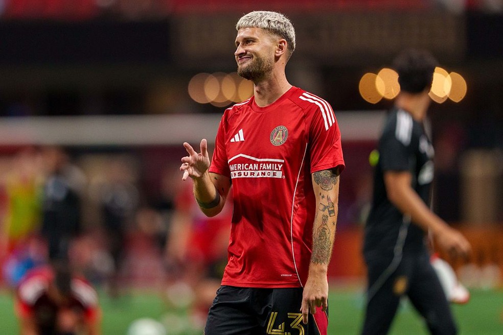 Mateusz Klich em a&ccedil;&atilde;o pelo Atlanta United &mdash; Foto: Andrew J. Clark/ISI Photos/ISI Photos via Getty Images