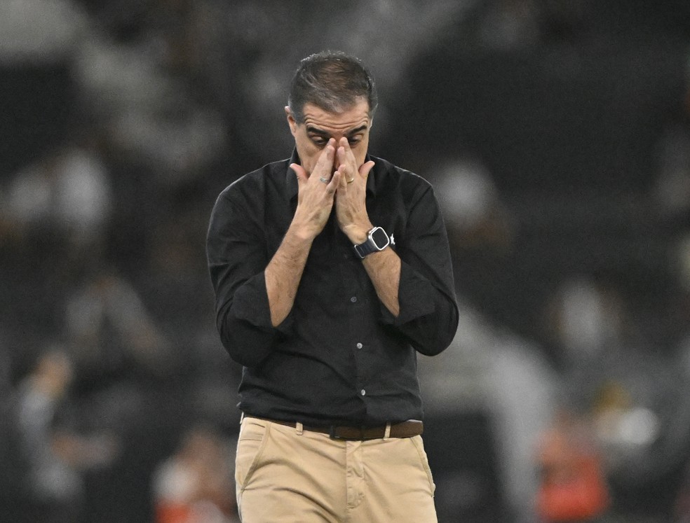 Renato Paiva em Botafogo x Fluminense — Foto: André Durão / ge