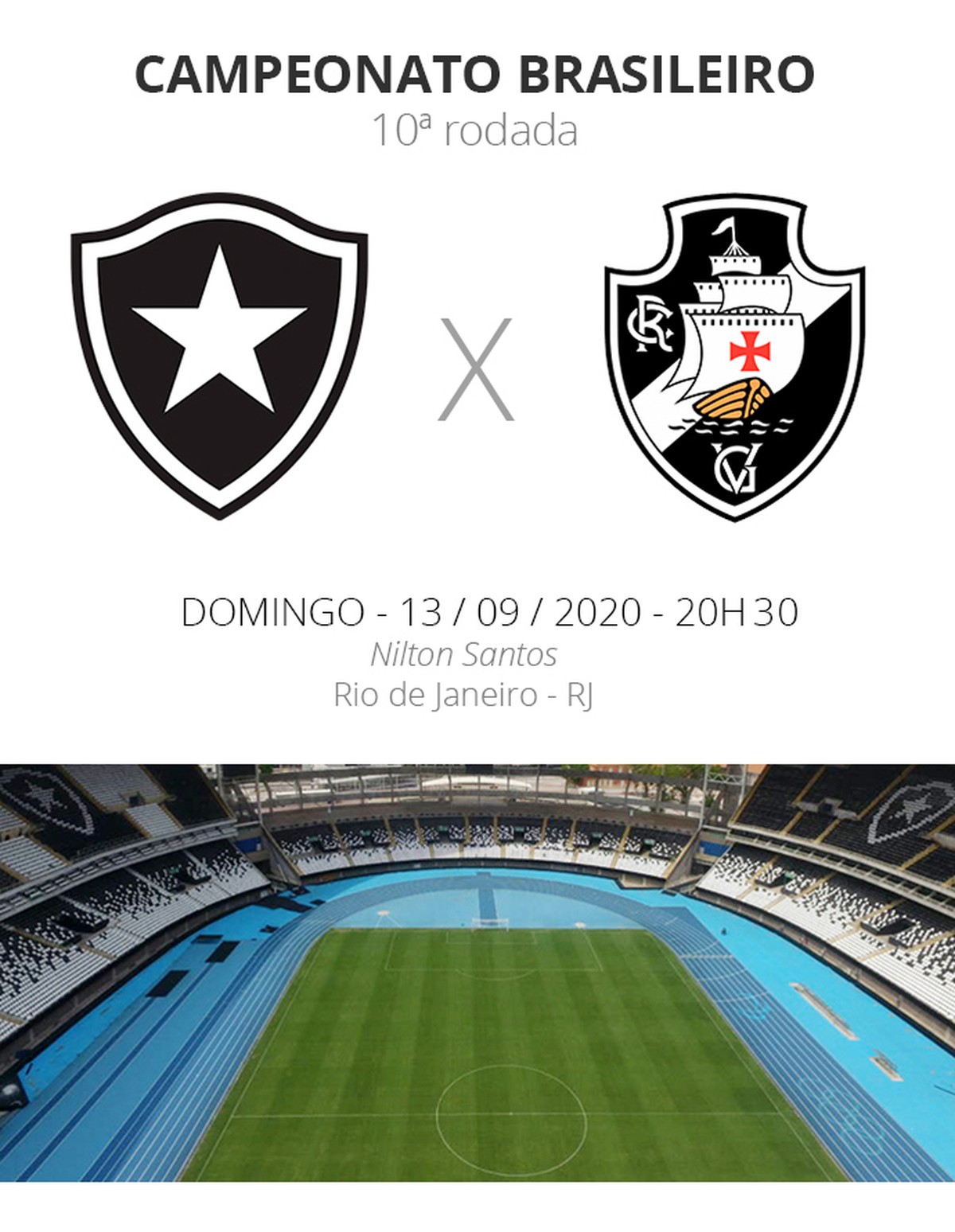 Botafogo x Vasco: veja onde assistir, escalações, desfalques e