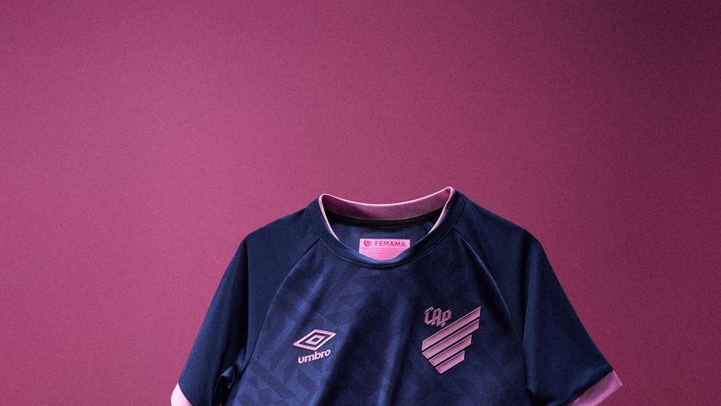 Outubro Rosa: Athletico apresenta camisa especial com referências de anime; confira as imagens