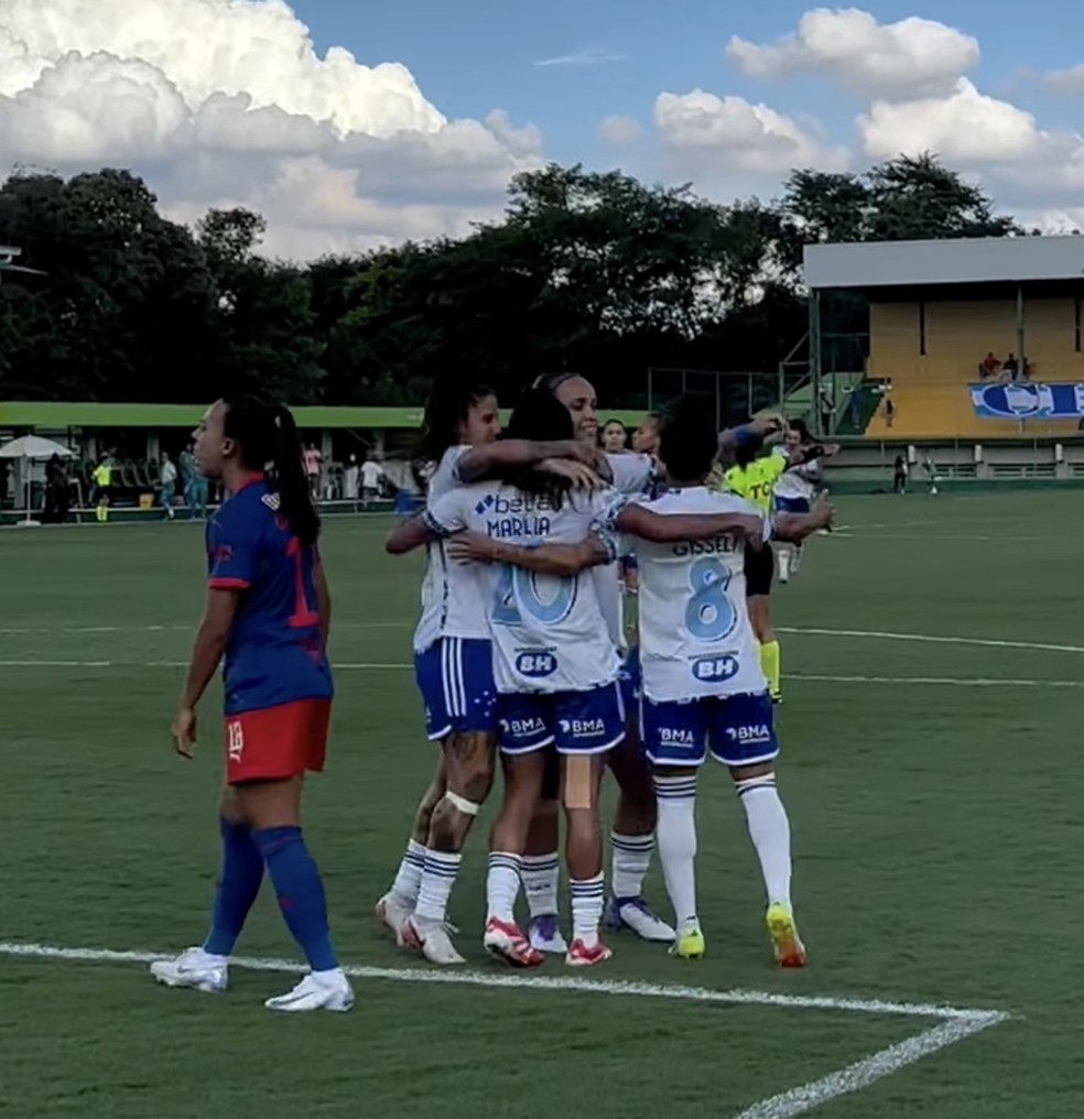 Cruzeiro x bragantino fem — Foto: Divulgação