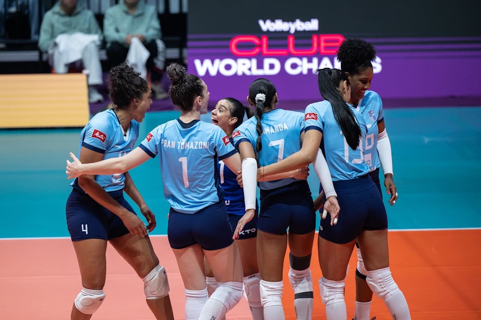 Minas vence Zamalek pelo Mundial de Clubes feminino — Foto: Volleyball World