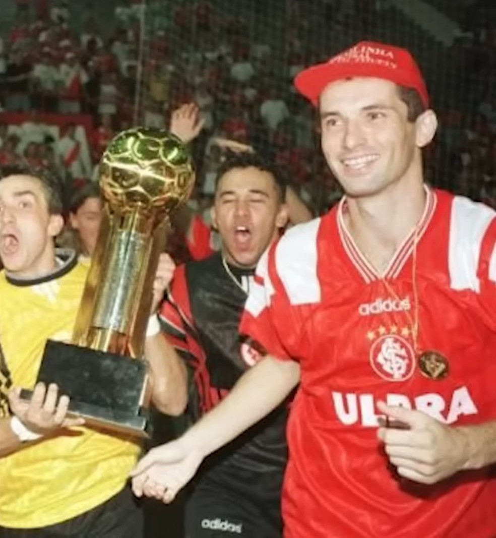 Ortiz foi campeão do Mundial Interclubes de Futsal pelo Inter em 1997 — Foto: Divulgação