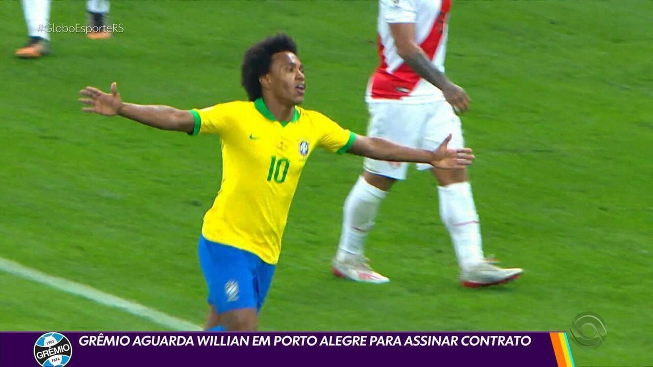 A preparação física e outros detalhes de Willian no Grêmio