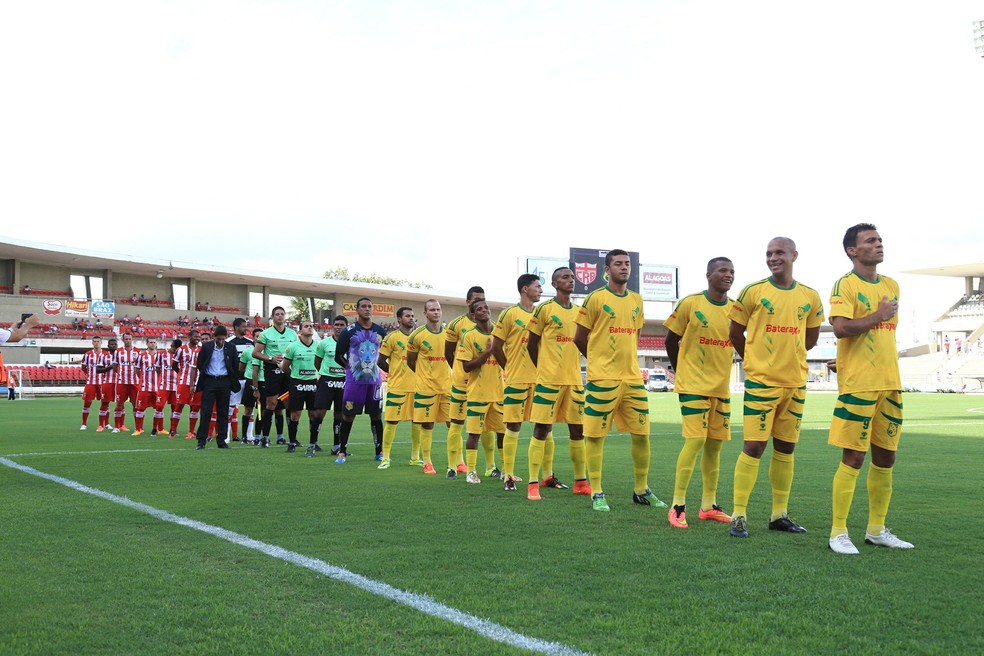 CRB x Sete de Setembro, pelo Campeonato Alagoano, no Estádio Rei Pelé — Foto: Ailton Cruz