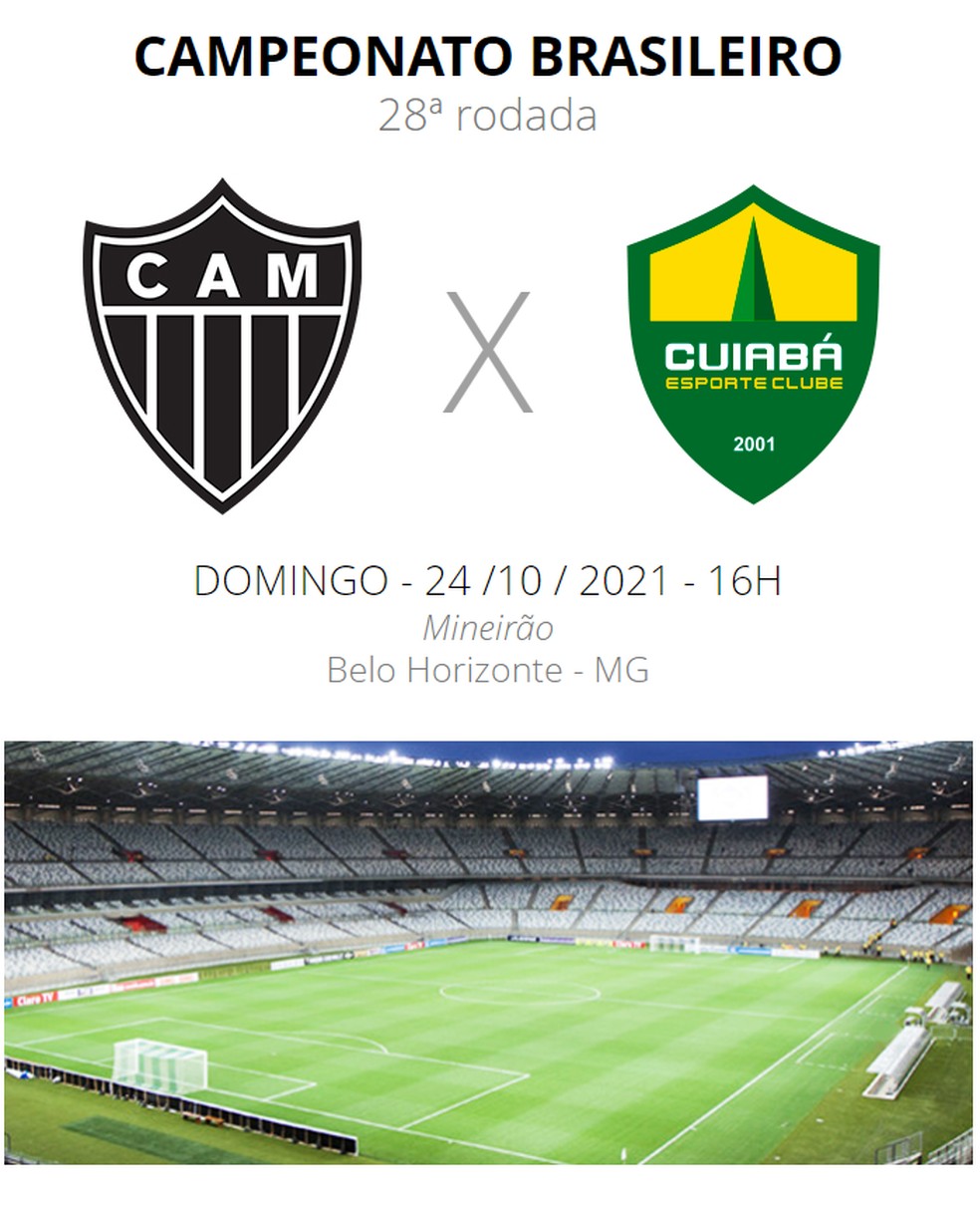 Atlético/MG x Cuiabá: onde assistir ao jogo do Brasileirão
