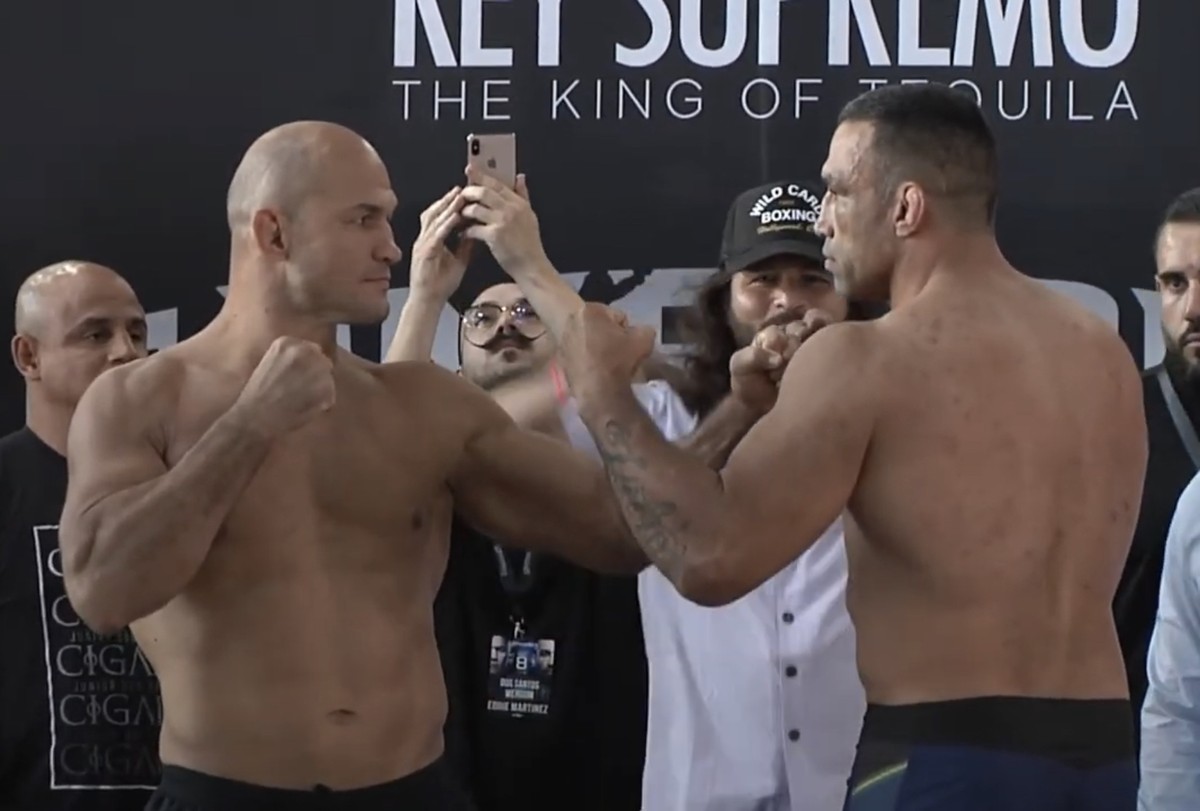 Cigano y Werdum se miran nerviosos y no se saludan |  lucha