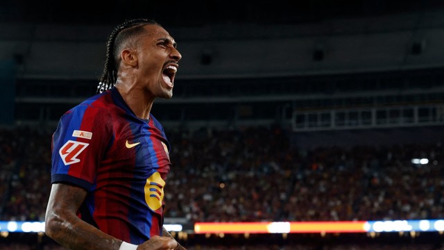 Raphinha chegou a cinco gols em três jogos de LaLiga 2026/27