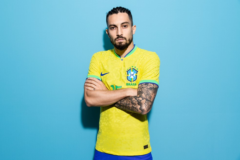 Alex Telles na sele��o - Copa do Mundo de 2022 � Foto: Buda Mendes - FIFA/FIFA via Getty Images