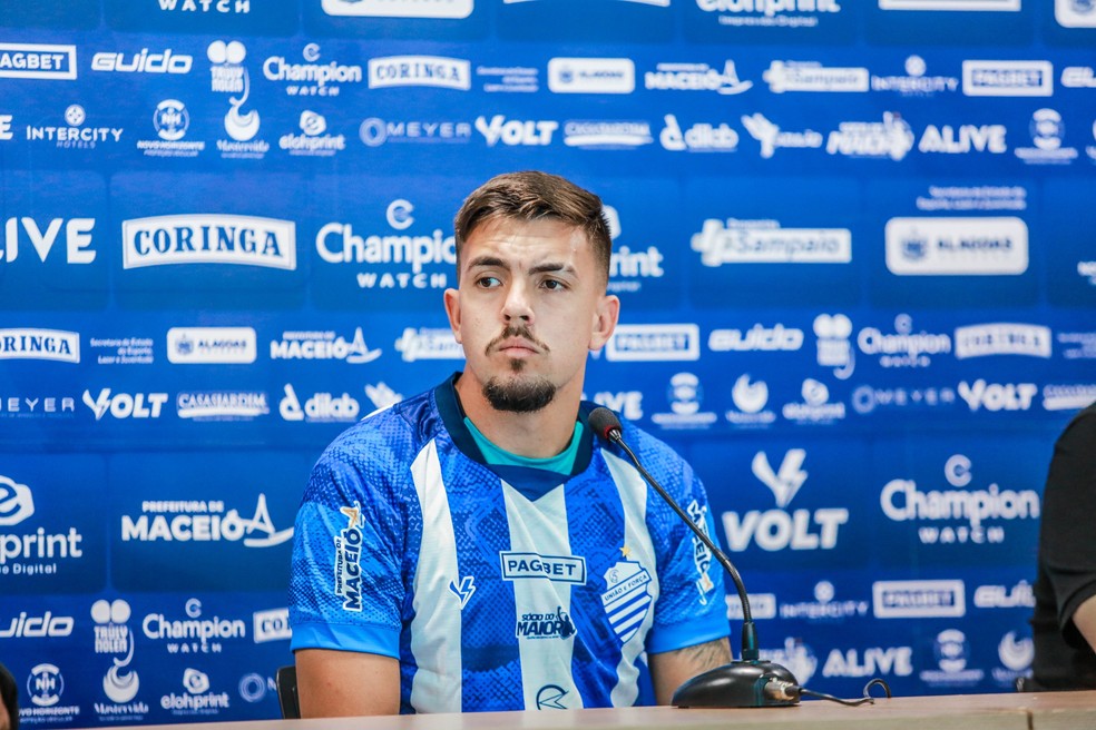 Eduardo Biazus volta após cumprir suspensão — Foto: Morgana Oliveira / CSA