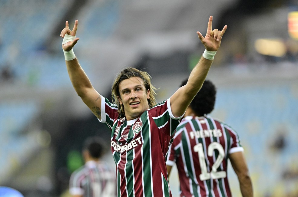 Canobbio trocou o Athletico-PR pelo Fluminense — Foto: André Durão