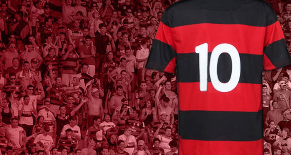 Camisa 10 do Flamengo — Foto: Globoesporte.com