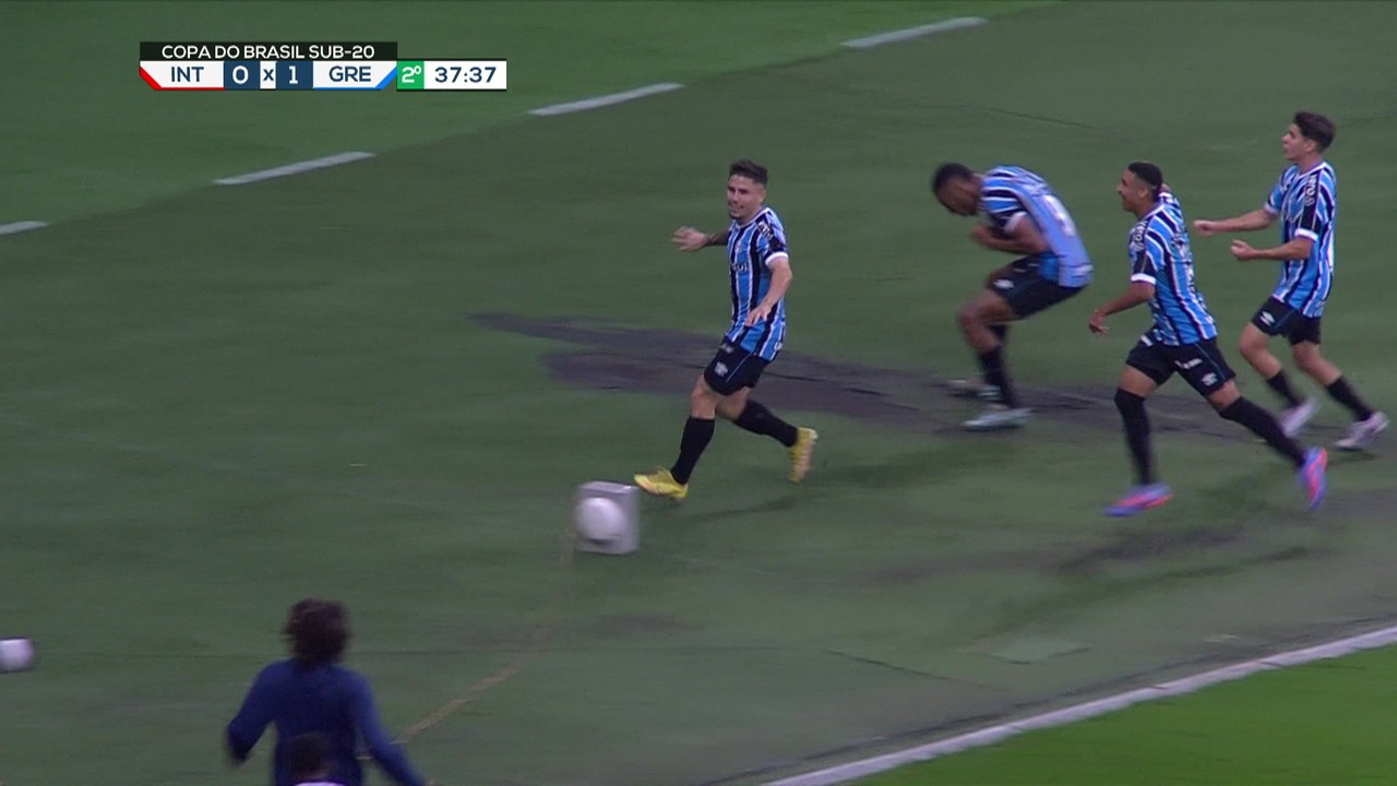 Internacional 1 (3) x (5) 1 Grêmio | Gols | Primeira fase da Copa do Brasil Sub-20