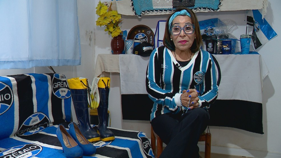 Maria Helena Gonçalves, torcedora do Grêmio