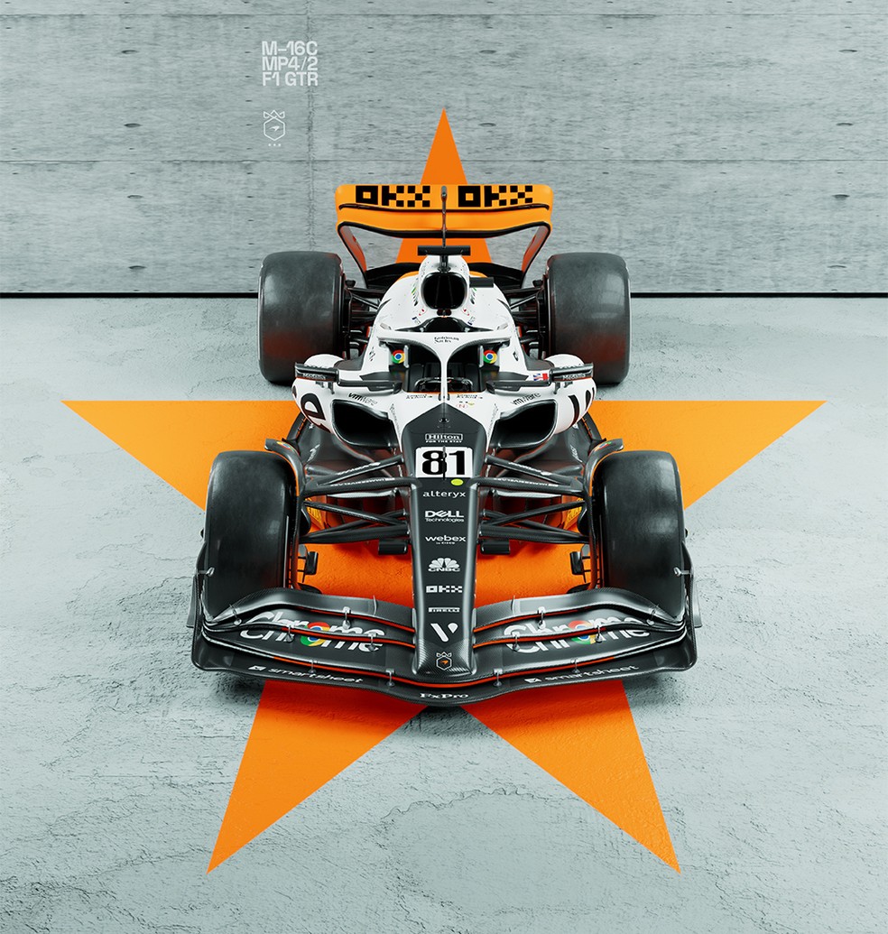 GP de Mônaco: McLaren homenageia Tríplice Coroa com pintura