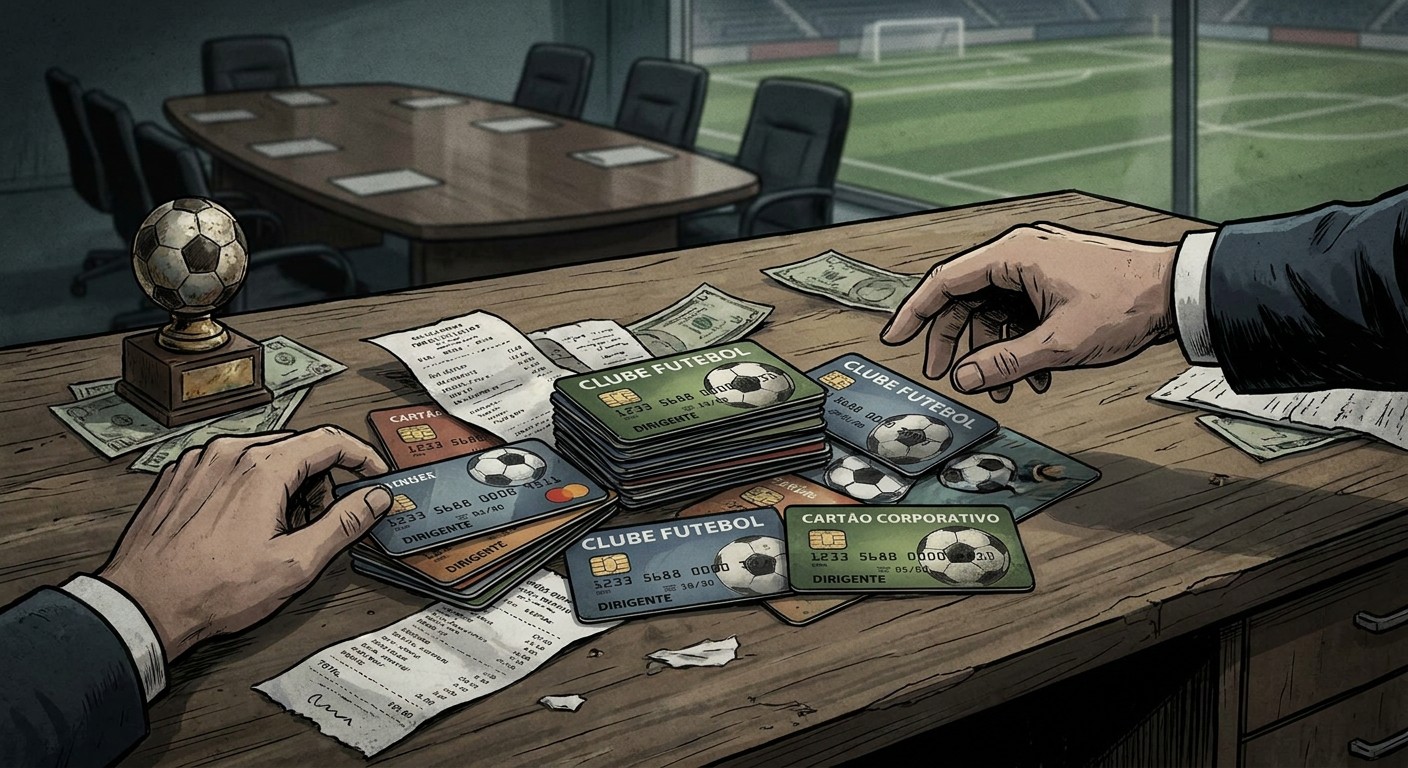 Cartões corporativos: escândalos se repetem nos clubes e expõem falhas na fiscalização