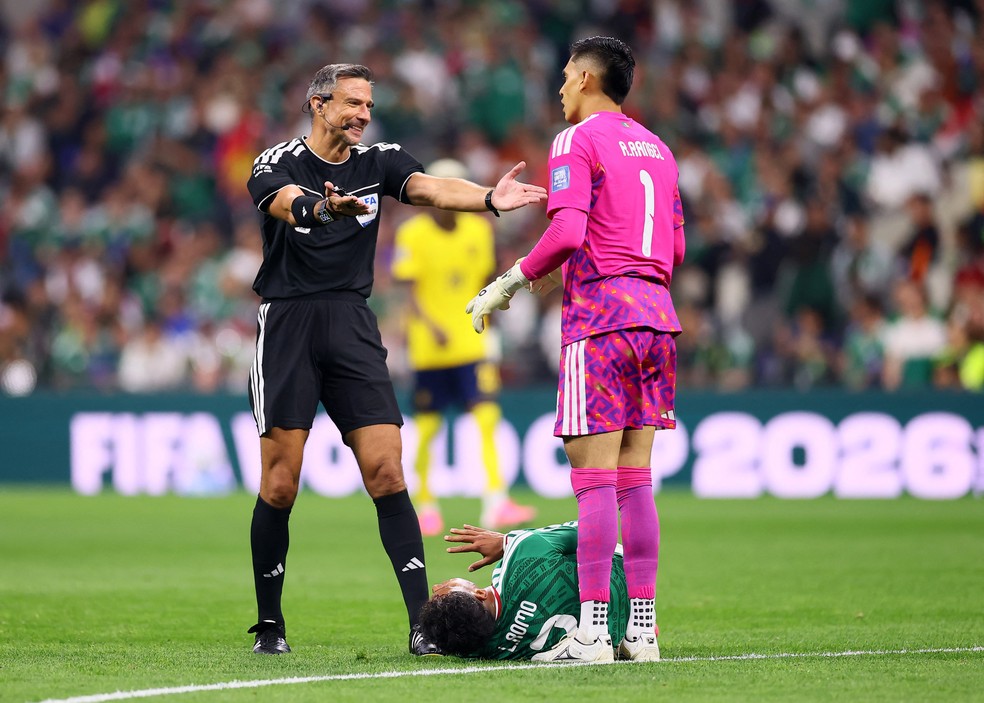 &Aacute;rbitro da final, Slavko Vincic vai apitar seu quarto jogo nesta Copa do Mundo &mdash; Foto: REUTERS/Eloisa Sanchez
