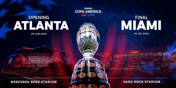 Copa América 2024: Conmebol divulga sedes, estádios e calendário