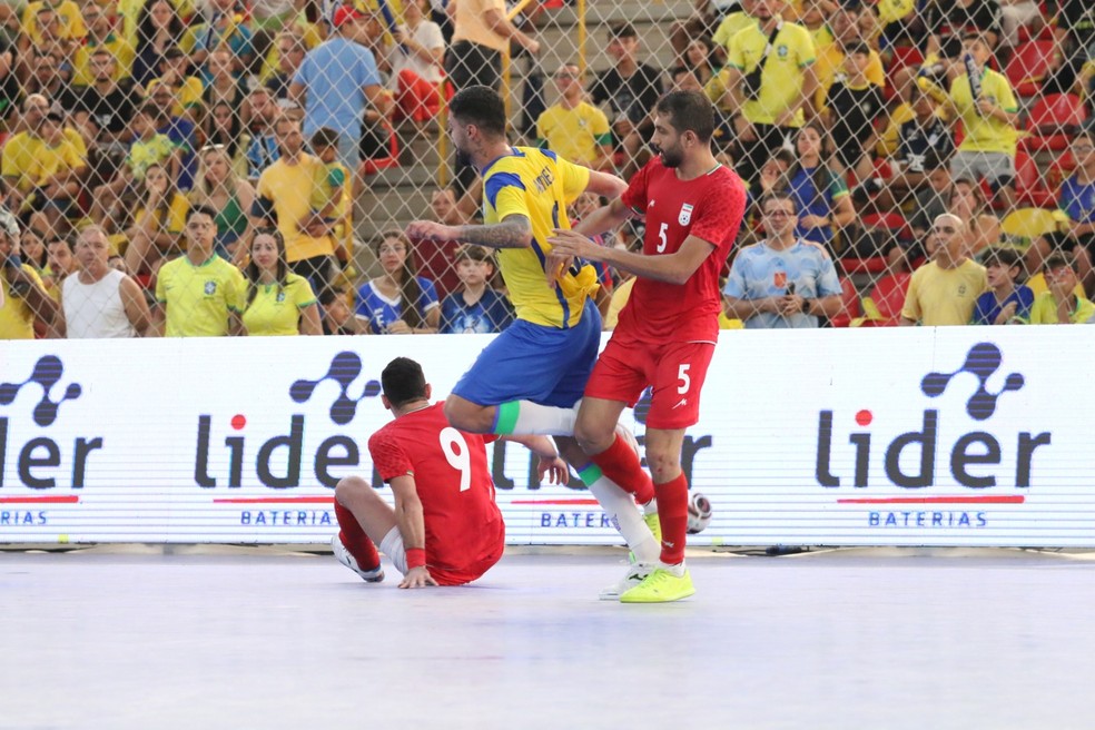 Brasil x Irã, final da Copa das Nações de futsal — Foto: Danilo Camargo