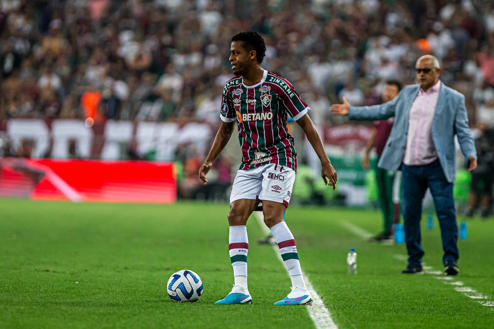 Keno em Fluminense e Olimpia, pela Conmebol Libertadores — Foto: MARCELO GONÇALVES / FLUMINENSE FC