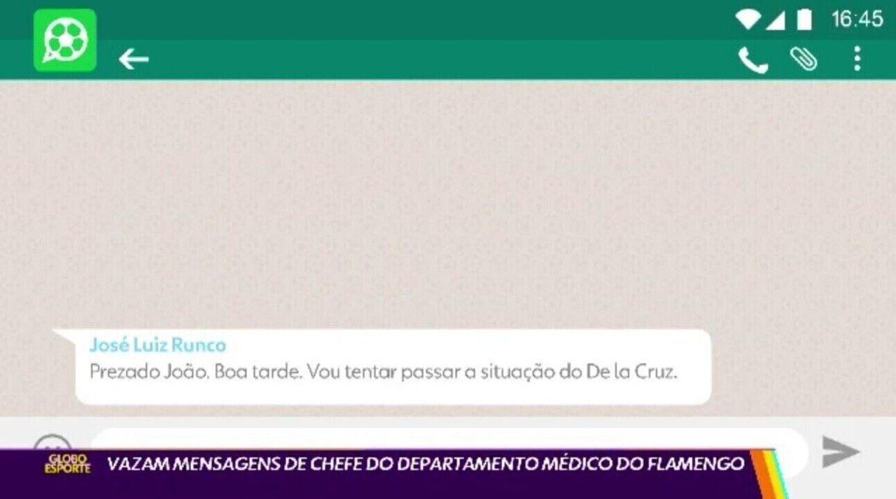 De la Cruz conta com apoio de Sánchez após polêmica no Flamengo