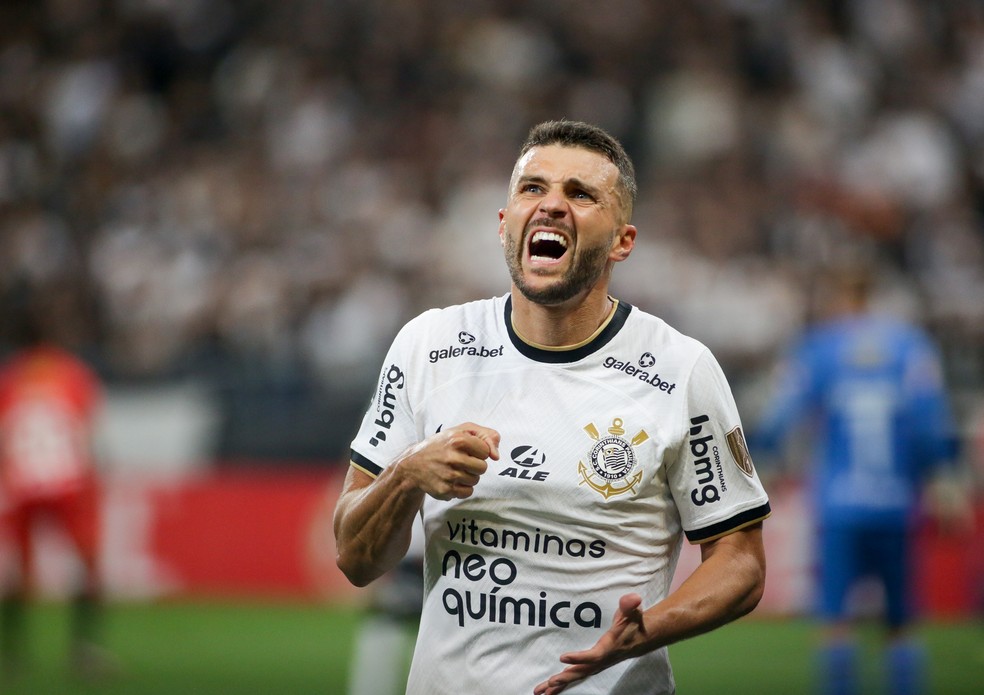 Júnior Moraes pelo Corinthians — Foto: Rodrigo Coca / Ag.Corinthians
