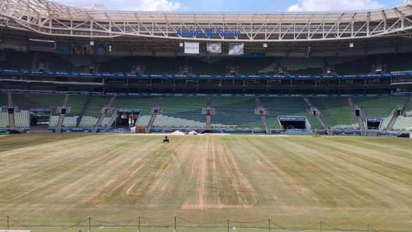 Liberação do Allianz Parque na sexta-feira: Confira as condições do gramado.