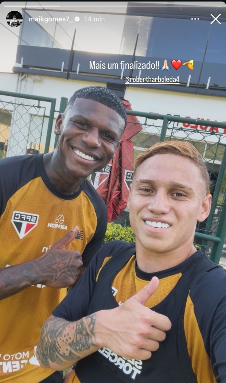 Roger explica Maik afastado e não descarta volta de Arboleda ao São Paulo: "Quem sabe pode ajudar"