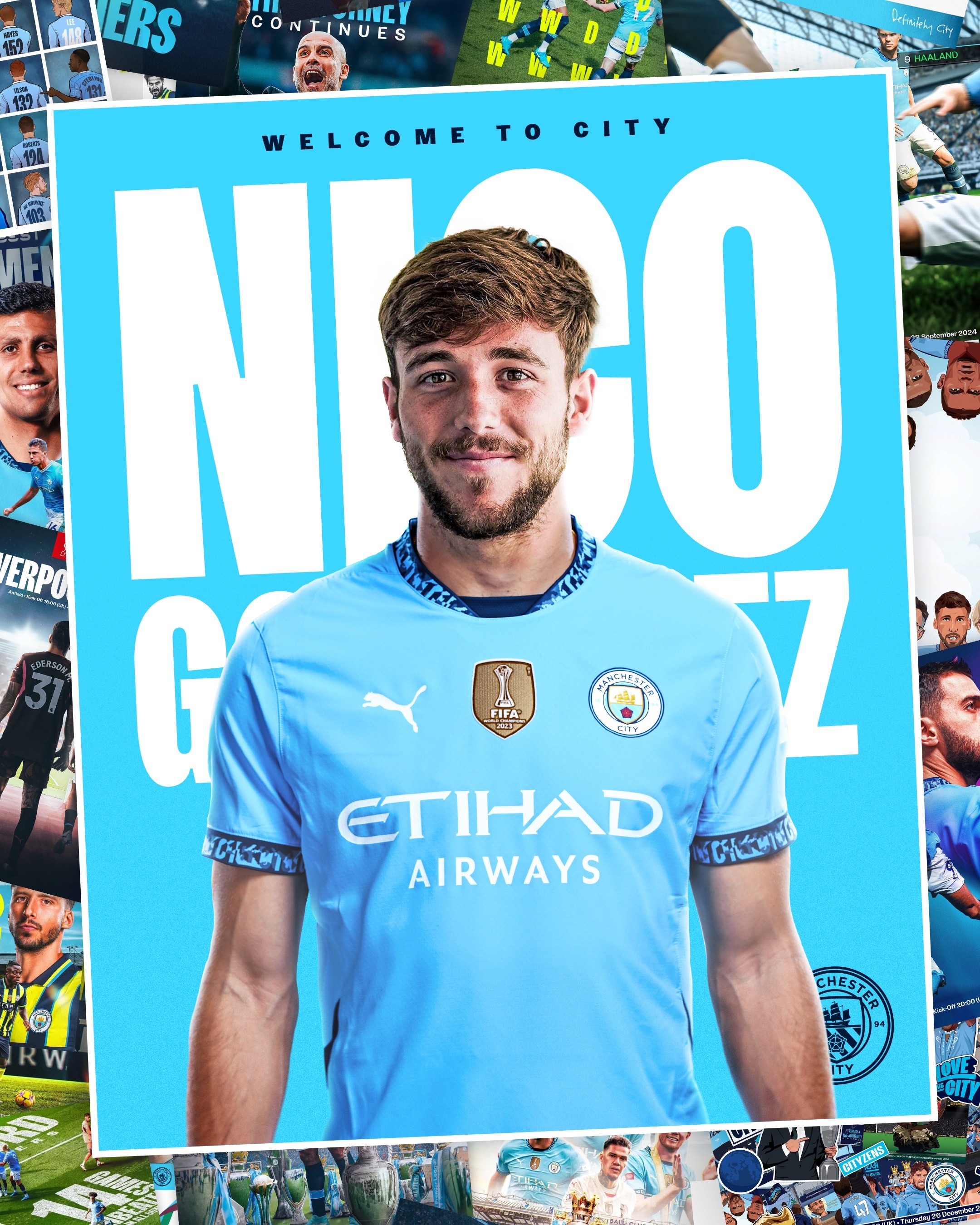 Manchester City anuncia contratação de Nico González; veja valores