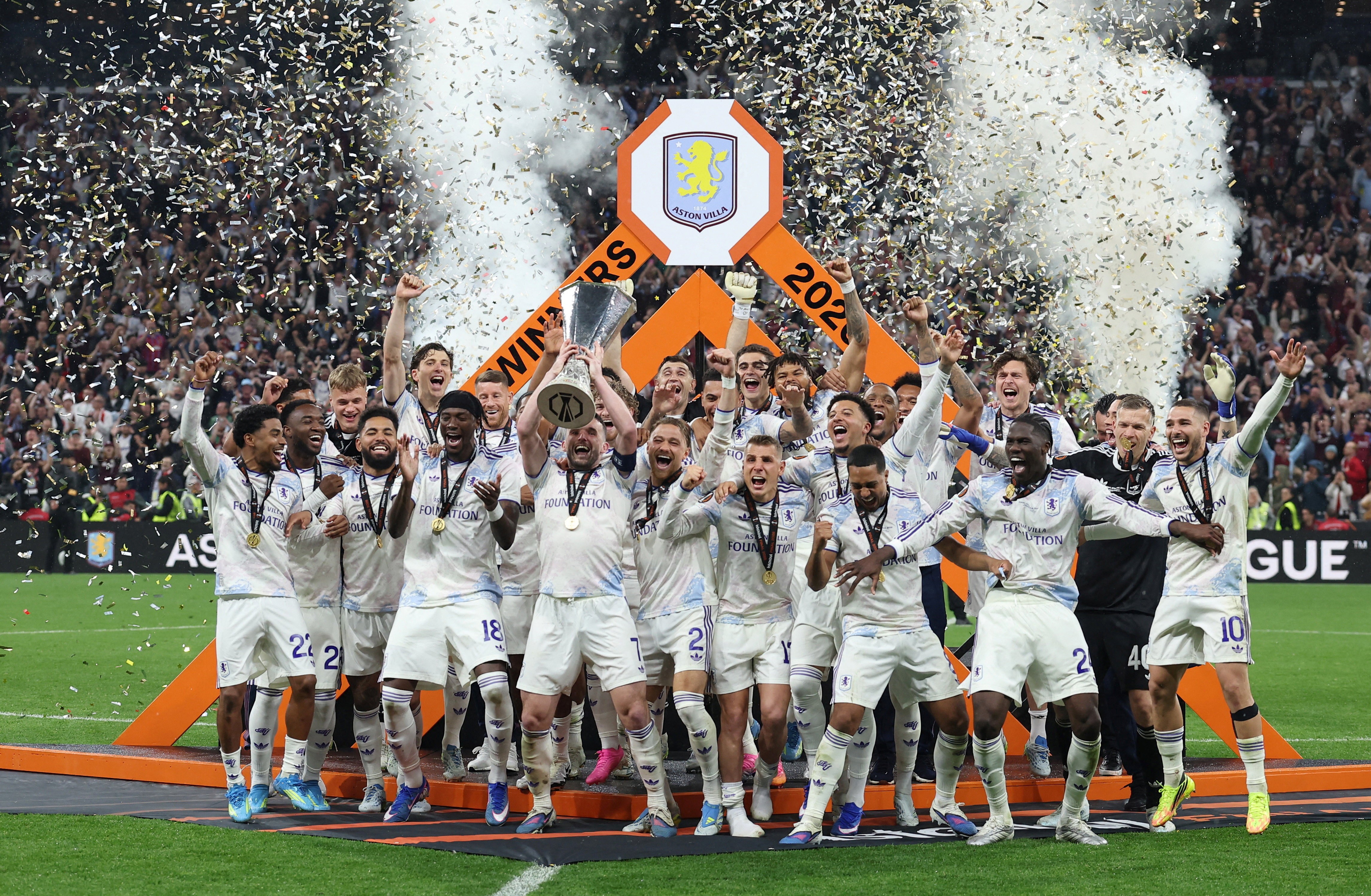 Título do Aston Villa na Liga Europa abre chance de seis ingleses na Champions; entenda