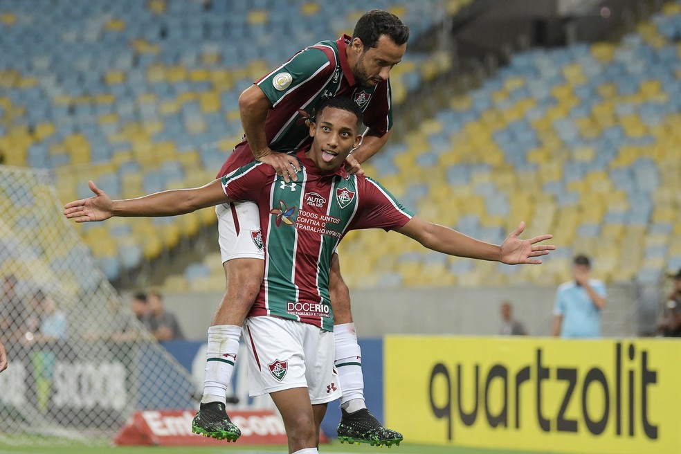 João Pedro, atacante do Fluminense — Foto: Agência Estado